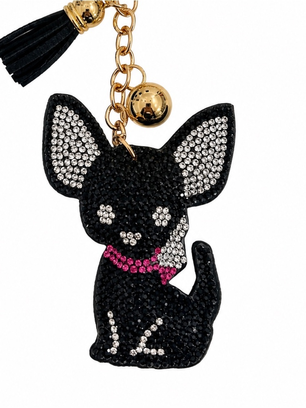Chihuahua Dog bag charm Keychain purse charm - Picture 3 of 5
